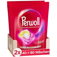 Renew Caps Color Waschmittel 80 2 x 40 Wäschen, Allin1 Waschmittel Caps reini...