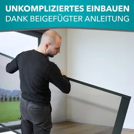 APANA Fliegengitter Tür 100 x 210 cm Weiß