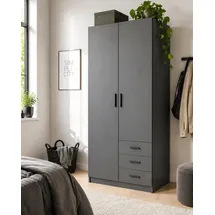 INOSIGN Sprint Drehtürenschrank 98,5 x 49,8 x 200,4 schwarz