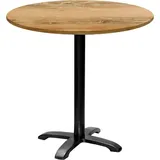 Runder Tisch Ø 80 cm – Modell Bazila aus slowenischer Eiche - Braun