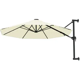 vidaXL Sonnenschirm Ø 300 cm sandfarben