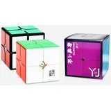 YJ YUPO V2M 2x2 magnetic Zauberwürfel Speedcube Magic Cube Magischer Würfel