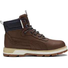 Puma Desierto V3 Puretex Mid-Top Winterschuhe wasserabweisend gefüttert 05 - chestnut brown/new navy 46 EU