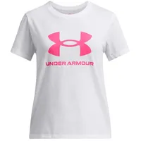 Under Armour Big Logo T-Shirt in Weiß | Gr.: