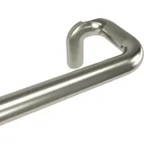Umbra Twilight Gardinenstange, Ausziehbare Vorhangstange mit Abgerundeten Enden für ideale Raumabdunkelung, 77-214 cm, D19mm, Nickel