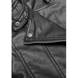 Only Konfreya Faux Leather Bikerjacke Schwarz 152