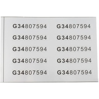 ECSiNG 10 Stück Seriennummernaufkleber Ersatz Etiketten Aufkleber Kompatibel mit Game Boy Classic DMG-01 Konsole Zubehör G34807594 Hülle Rückseite Etikett