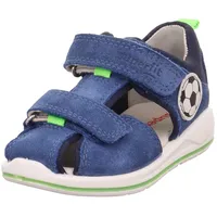Superfit Boomerang Sandale, Blau/Hellgrün 8000, 21