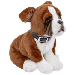 Teddys Rothenburg Kuscheltier Boxer + Halsband 27 cm Kuscheltier Hund