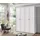 WIMEX Drehtürenschrank Chalet 180 x 210 x 58 cm Weiß
