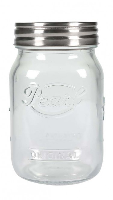 Pearl Original Vorratsglas mit Luna Cap 500ml (4er Set)