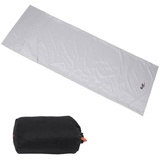 FoxOutdoor MFH Hüttenschlafsack Arber 215 x 75 cm Microfaser Biwaksack Camping grau