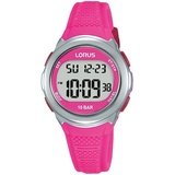 LORUS Digitaluhr R2395NX9, Armbanduhr, Kinderuhr, Datum, ideal auch als Geschenk rosa