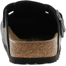 Birkenstock Boston Nubukleder geölt schwarz 43