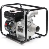 Wiltec Benzin Schmutzwasserpumpe 4kW 48.000l/h 28m Förderhöhe mit 80mm Anschluss