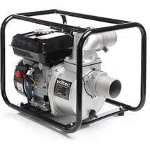 Wiltec Benzin Schmutzwasserpumpe 4kW 48.000l/h 28m Förderhöhe mit 80mm Anschluss