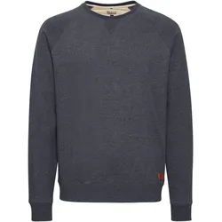 Longpullover BLEND "Sweatshirt BHAlex", Herren, Gr. M, blau (navy), Obermaterial: 60% Baumwolle CO. 40% Polyester PES., Sweatshirts Longpullover