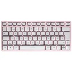 CHERRY KW 7100 mini BT, Kirschblüte Kabellose Bluetooth Kompakttastatur