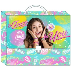 Disney Soy Luna Umhängetasche Disney Soy Luna – Koffer/Heftbox, DIN A4 (Schnappverschluss, Mädchen), Geringes-Gewicht bunt