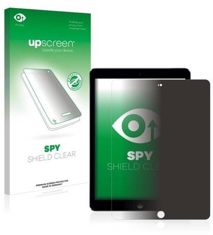 upscreen Spy Shield Clear Premium Blickschutzfolie für Apple iPad Air