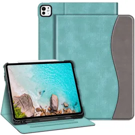 Fintie Hülle für iPad Pro 13 Zoll (M5) 2025/iPad Pro 13 Zoll (M4) 2024 Türkis
