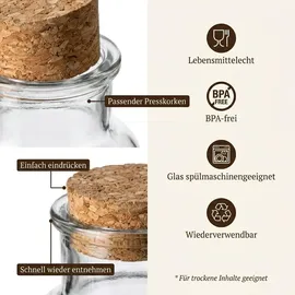 gouveo Mini Gewürzglas 30 ml 48 St.