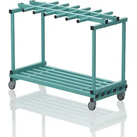 Sport-Thieme Regalwagen ""Kombi flach"" by Vendiplas, Grau