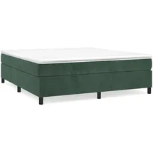 vidaXL Boxspringbettgestell 200 x 200 cm Dunkelgrün