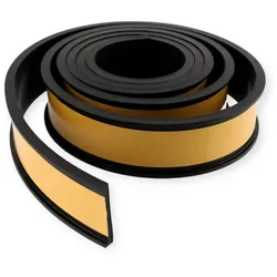 U-Profil Gummi aus EPDM, selbstklebend für Schellen  / (Bandbreite) 30 mm