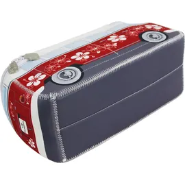 BRISA VW Collection T1 Bulli Bus Design (Hibiskus/Rot/Groß)