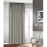 Homing Vorhang HOMING "Tia" Gr. 1, grau, B:135cm H:175cm, Polyester, Gardinen, Fertigschal