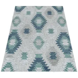 Ayyildiz Outdoor-Teppich Bahama, blau, 250 x 80 cm, 100, & Polypropylen,