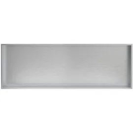 luxebath Duschnische Silber aus Edelstahl Wandnische Duschablage