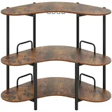 Costway Bartisch 120 x 66 x 102 cm Braun