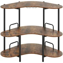 Costway Bartisch 120 x 66 x 102 cm Braun