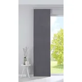 Gardinenbox Schiebegardine (1 St), Klettband, blickdicht, Verdunkelung »Milano« Samt blickdicht Blackout Paneelwagen 203571 grau