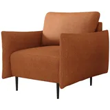 Mirjan24 Sessel Lambi Textil 98 x 85 x 90 cm Orange mit Kissen