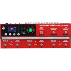 Boss RC-600 Loop Station | Bodenlooper-Topmodell mit wegweisender Soundqualität und Flexibilität | 6 Stereo-Phrasen-Tracks | 9 Fußschalter | Riesige Effekt-Bibliothek | 2 XLR-Mikrofone