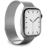 case & me SBS Apple Watch® 42/44/45 mm mit Magnetverschluss, silber