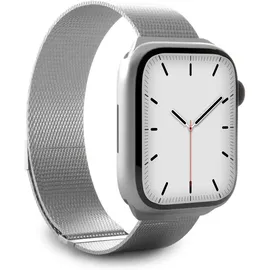 case & me SBS Apple Watch® 42/44/45 mm mit Magnetverschluss, silber