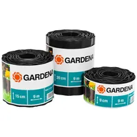 Gardena Beeteinfassung 9 m x 15 cm braun