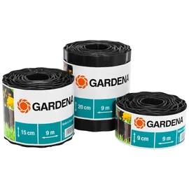 Gardena Beeteinfassung 9 m 15 cm braun