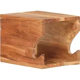 Maison Exclusive Wand Fahrradträger 35x25x25 cm Akazie Massivholz - Braun