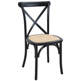 SIT Möbel SIT Rattanstuhl, (Set), 2 St., stapelbar, schwarz