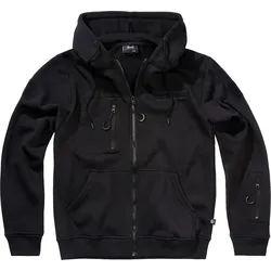 Brandit Tactical Sweat, sweat à capuche zippé - Noir - L