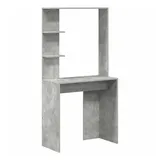 vidaXL Schreibtisch Betongrau 78,5 x 37 x 154,5 cm Holzwerkstoff