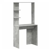 vidaXL Schreibtisch Betongrau 78,5 x 37 x 154,5 cm Holzwerkstoff