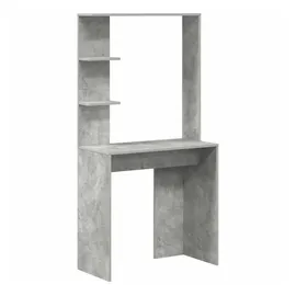 vidaXL Schreibtisch Betongrau 78,5 x 37 x 154,5 cm Holzwerkstoff
