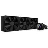 NZXT Kraken 360 - RL-KN360-B1-360mm AIO CPU Wasserkühlung - 1,54" LCD Display 240x240-3x120mm PWM Fans - EIN Breakoutkabel zur einfachen Installation - Schwarz