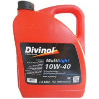 Divinol Multilight 10W-40 Motoröl 1x5 Liter - teilsynthetisch